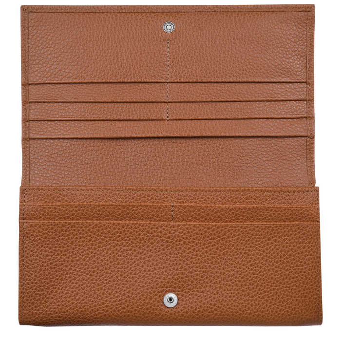 Long continental wallet Le Foulonné Caramel (L3146021F72) | Longchamp US Long continental wallet Le Foulonné Caramel (L3146021F72) | Longchamp US