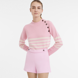 Short , Crêpe - Rose