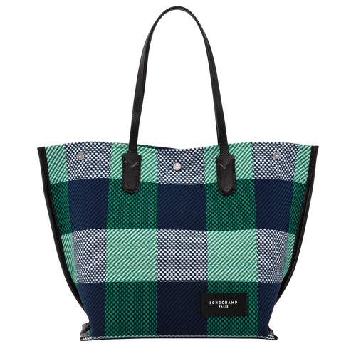 Sac cabas L Essential , Toile - Marine/Gazon - Vue 4 de 5