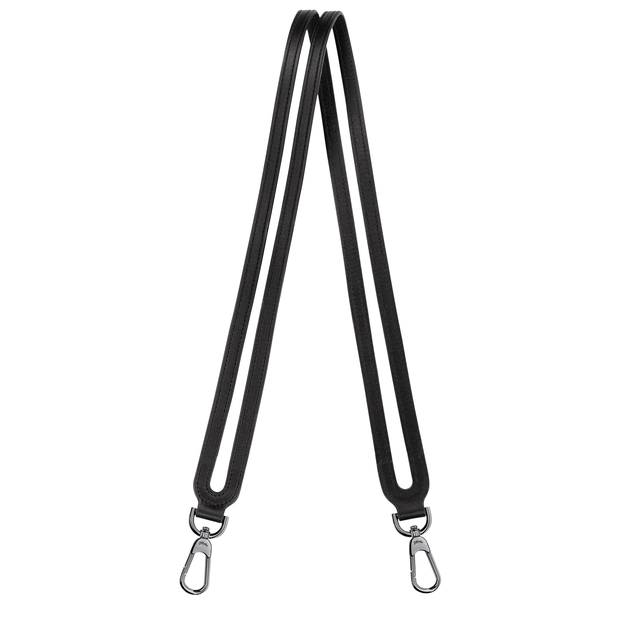 Le Pliage Xtra Shoulder strap Black Leather Longchamp GB