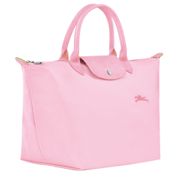 Le Pliage Green M Handbag , Pink - Recycled canvas