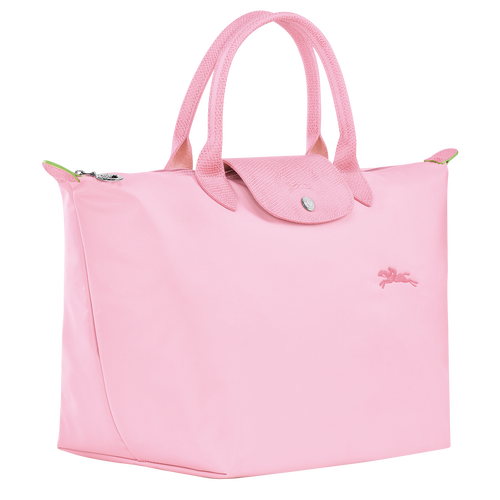 Le Pliage Green M Handbag , Pink - Recycled canvas - View 2 of  5