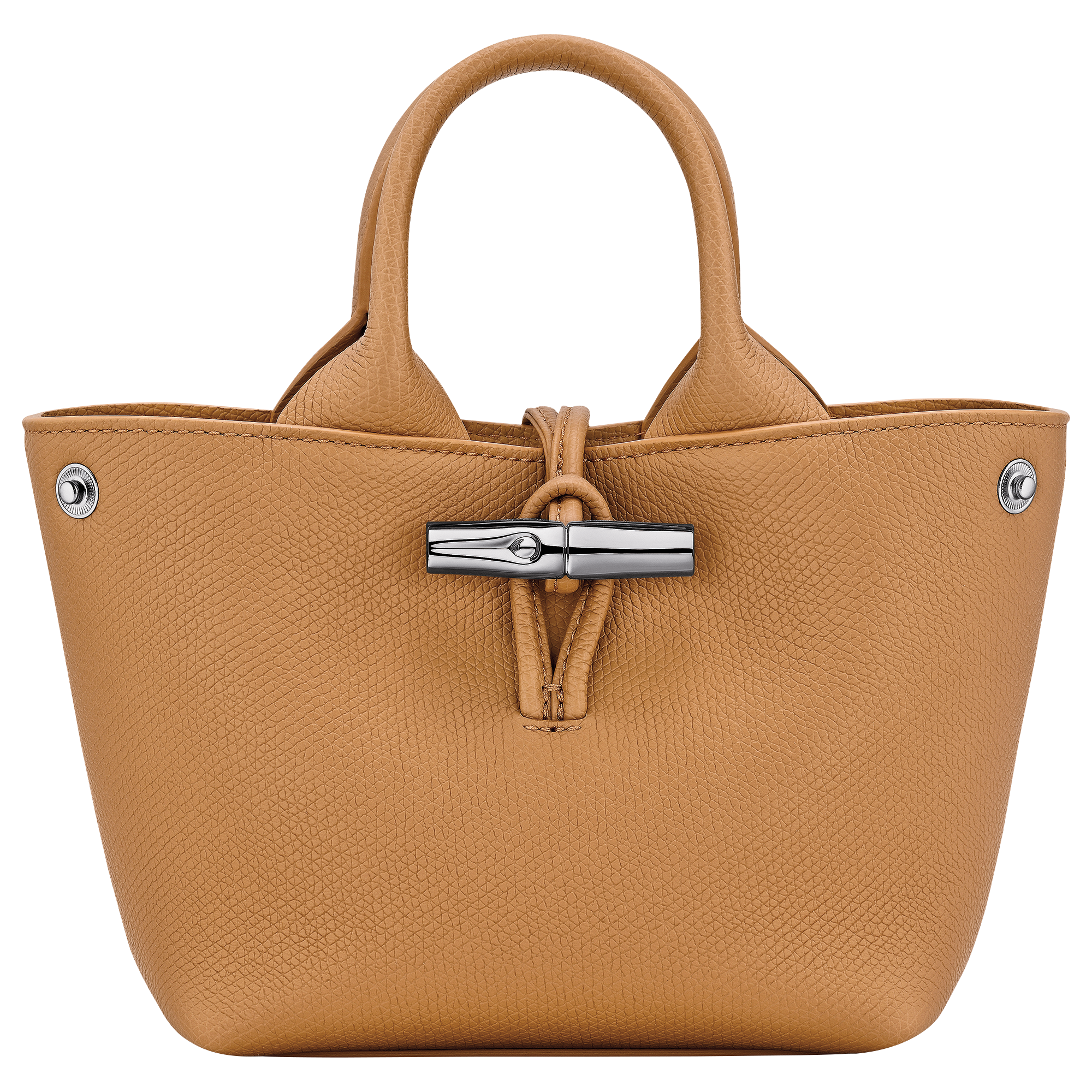 Handbag XS, Walnut - View 5 of
7 - zoom in Le Roseau Handbag XS, Walnut