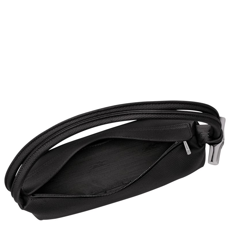 Borsa da spalla M Le Roseau , Pelle - Nero  - View 5 of  6