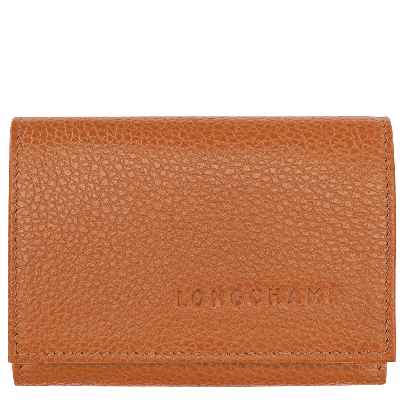 Le Foulonn&eacute; Compact wallet , Amber - Leather  - View 1 of  3