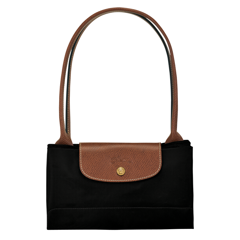 Sac cabas L Le Pliage Original , Toile recycl&eacute;e - Noir  - Vue 6 de 6