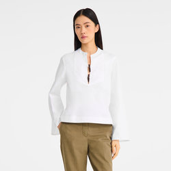 Shirt , White - Cotton poplin