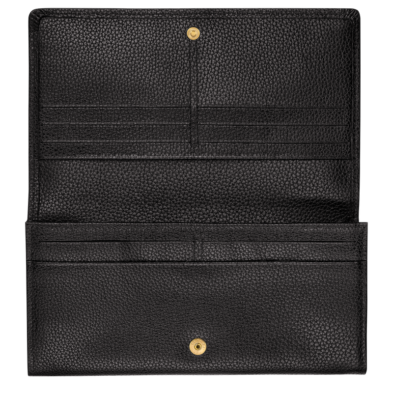 Le Foulonné Continental wallet , Black - Leather  - View 2 of  2