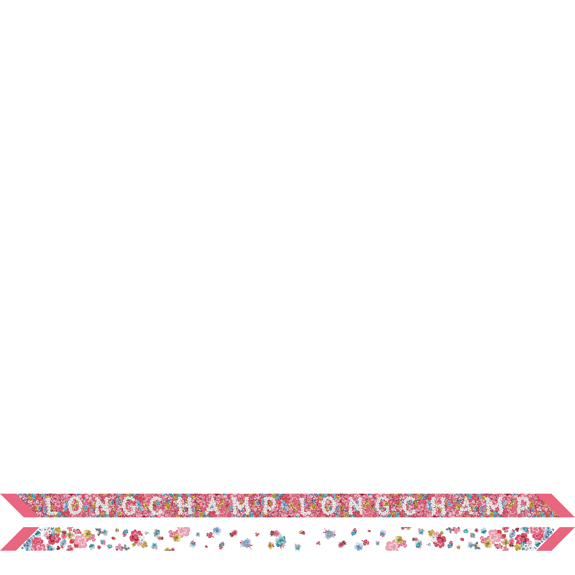 花卉飾帶 束髮帶, 珊瑚粉色