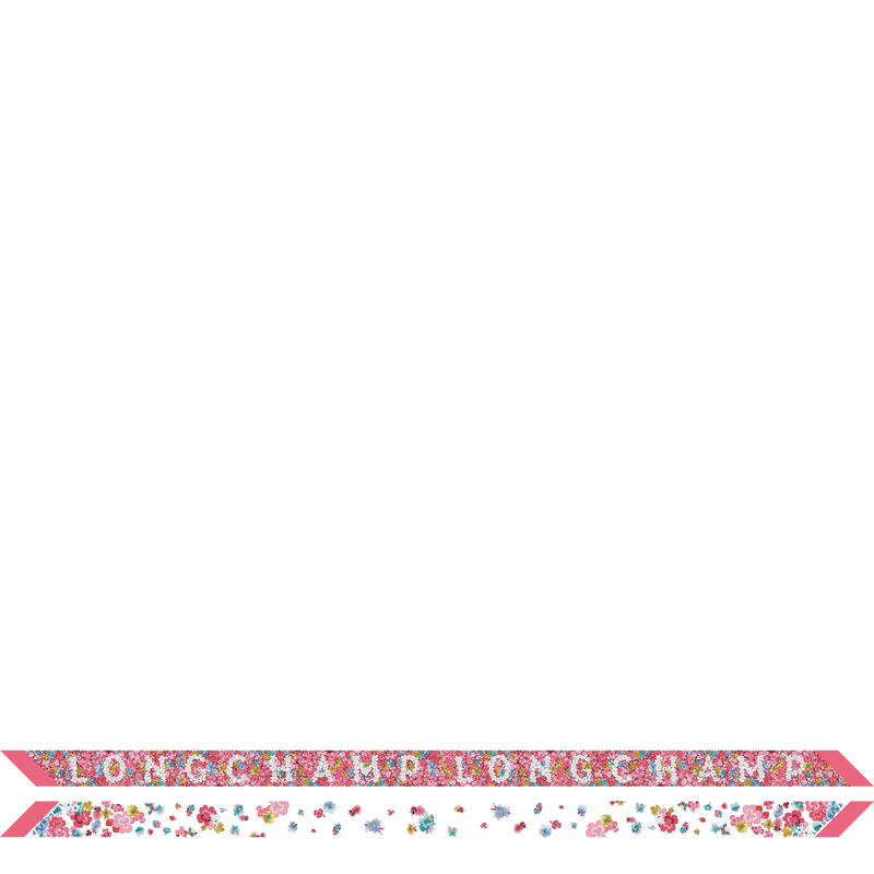 花卉飾帶 束髮帶 , 珊瑚粉色 - 真絲  - 查看 1 1