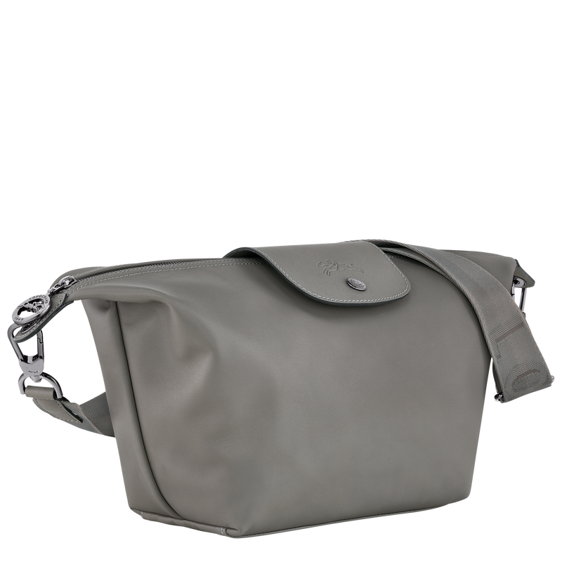 Le Pliage Xtra 半月形單肩包 S , 斑鳩色 - 皮革  - 查看 2 5