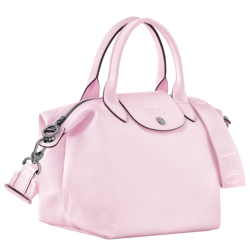 Le Pliage Xtra S Handbag , Petal Pink - Leather - View 3 of  6