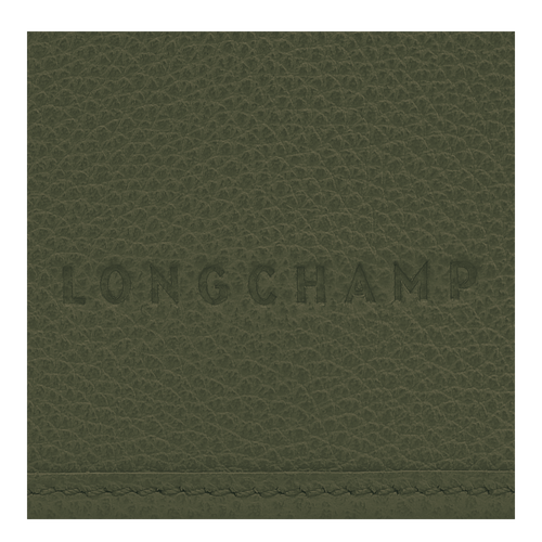 Le Foulonné XS Clutch , Khaki - Leather - View 6 of 6