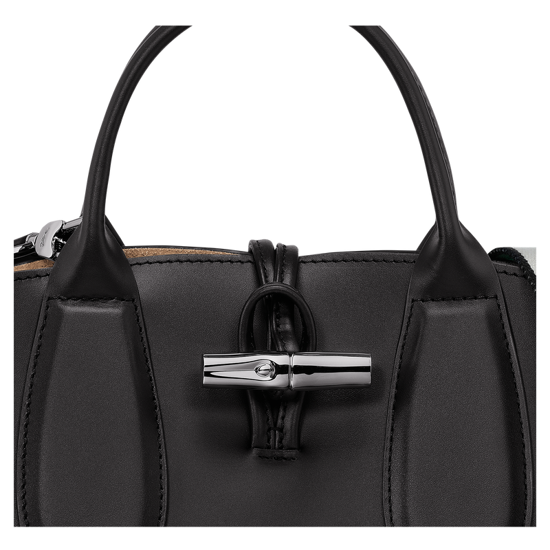 Le Roseau S Handbag , Black - Leather  - View 7 of  7