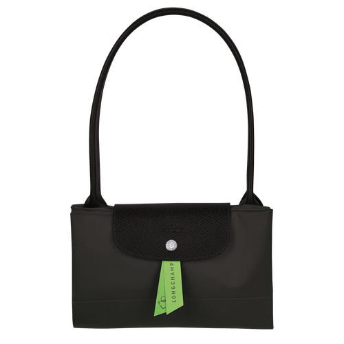 Le Pliage Green L Tote bag , Black - Recycled canvas - View 7 of 7