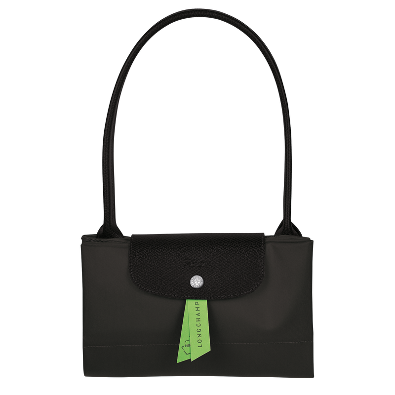 Le Pliage Green L Tote bag , Black - Recycled canvas  - View 7 of  7