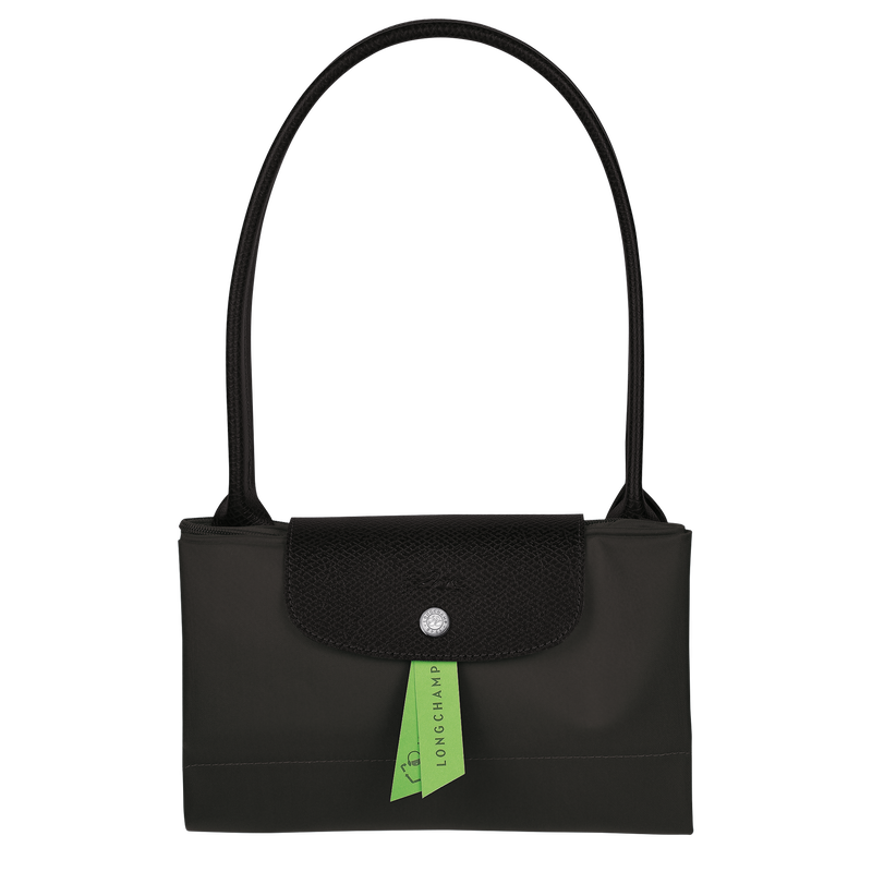 Le Pliage Green L Tote bag , Black - Recycled canvas  - View 7 of 7