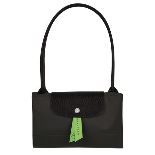 Le Pliage Green L Tote bag , Black - Recycled canvas - View 6 of 6