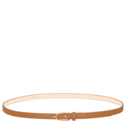Le Foulonn&eacute; Ladies' belt , Pecan - Leather