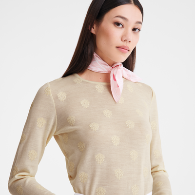 null Jersey cuello redondo, Crudo