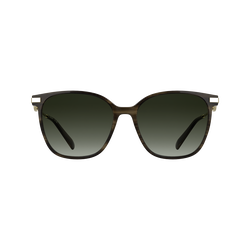 Sunglasses , Striped brown - Acetate