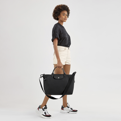 Le Pliage Energy XL Handbag , Black - Recycled canvas