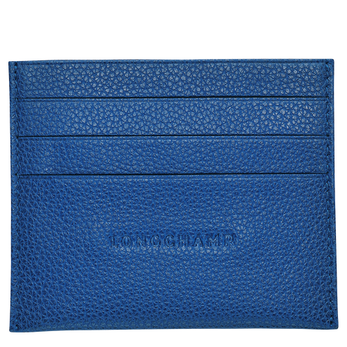 Card holder Le Foulonné Sapphire (L3219021280) | Longchamp US Card holder Le Foulonné Sapphire (L3219021280) | Longchamp US
