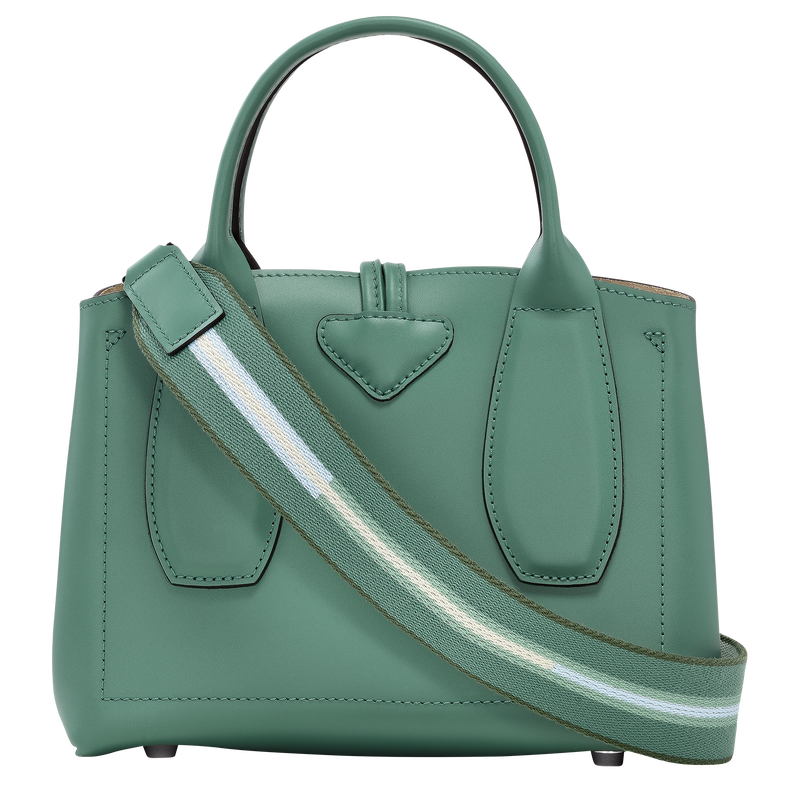 Le Roseau S Handbag , Sage - Leather  - View 4 of  6