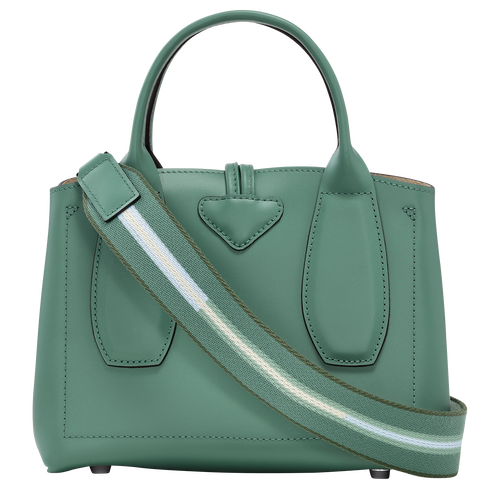 Roseau S Handbag , Sage - Leather - View 4 of  6