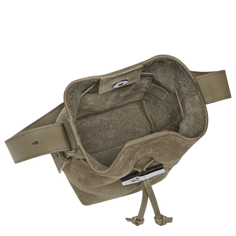 Le Roseau Bolso saco S , Cuero - Liquen  - Vista 4 de 5