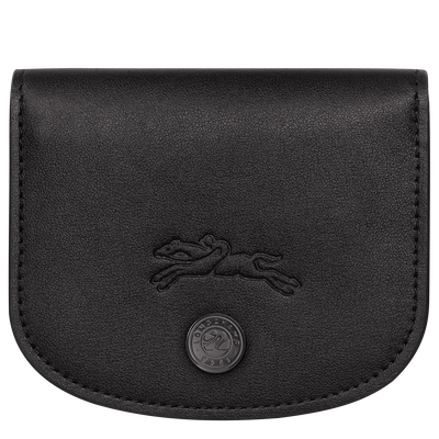 Le Pliage Xtra Card holder , Black - Leather
