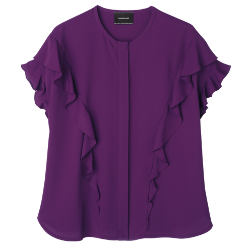 Blouse , Violet - Crepe - View 1 of  4