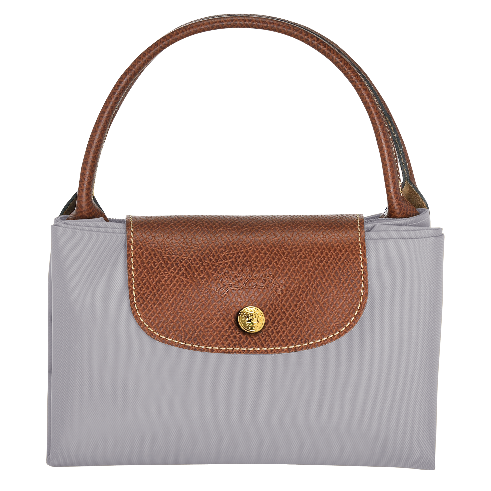 grey longchamp bag