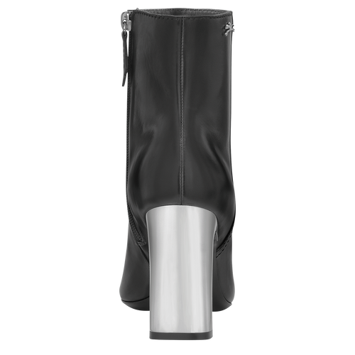 Longchamp Métal High heel low boots , Black - Leather - View 3 of  3