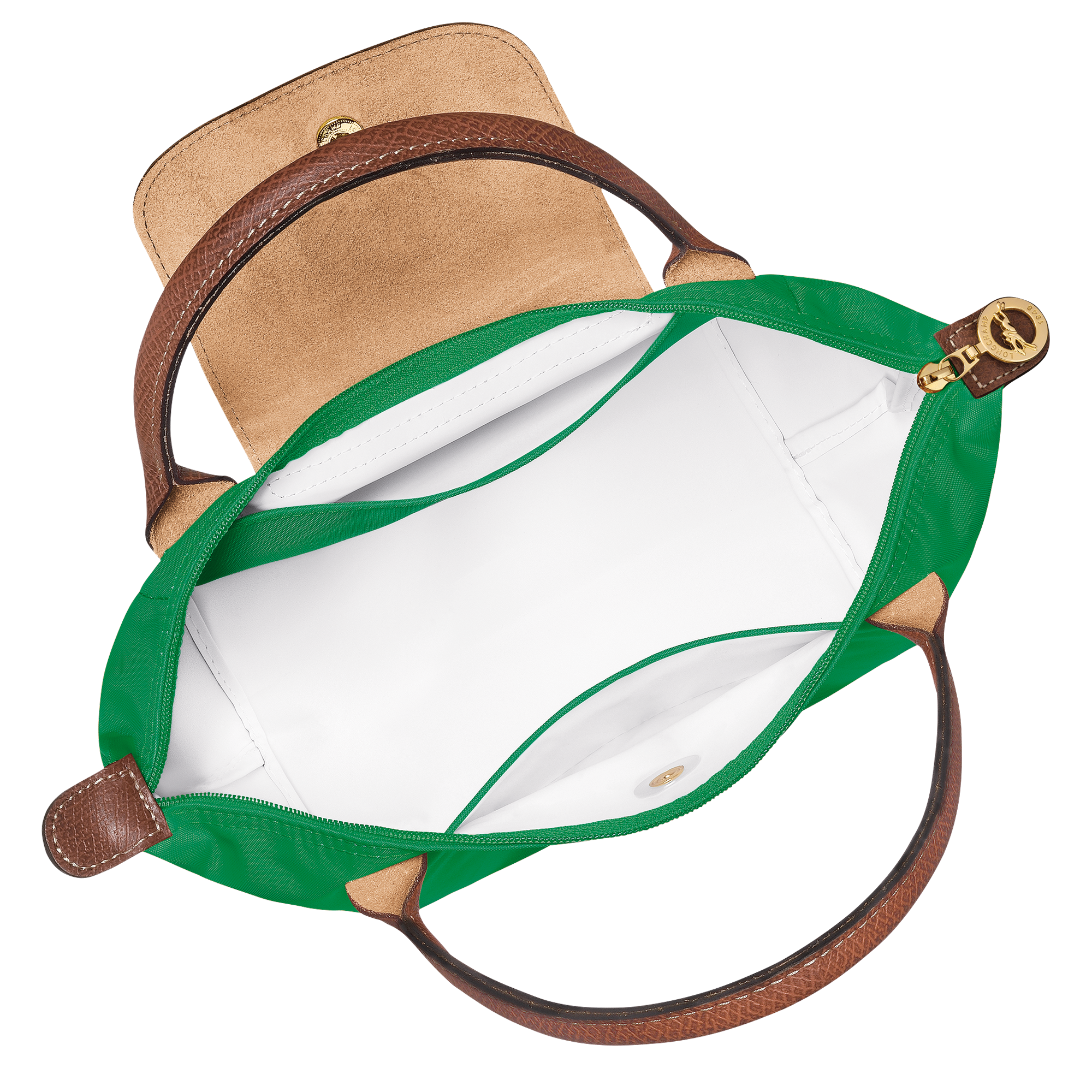 Handbag S, Green - View 5 of
        7 - zoom in Le Pliage Original Handbag S, Green