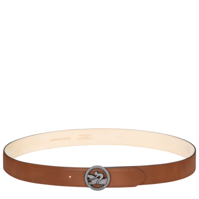 Box-Trot Men's belt , Cognac - Leather