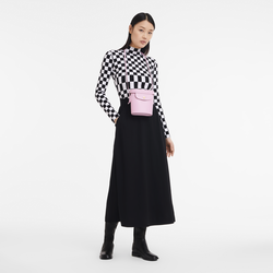 Épure XS Crossbody bag , Pink - Leather