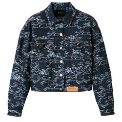 外套 , 海軍藍色 - 丹寧