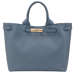 Le Smart Tote bag , Slate - Leather