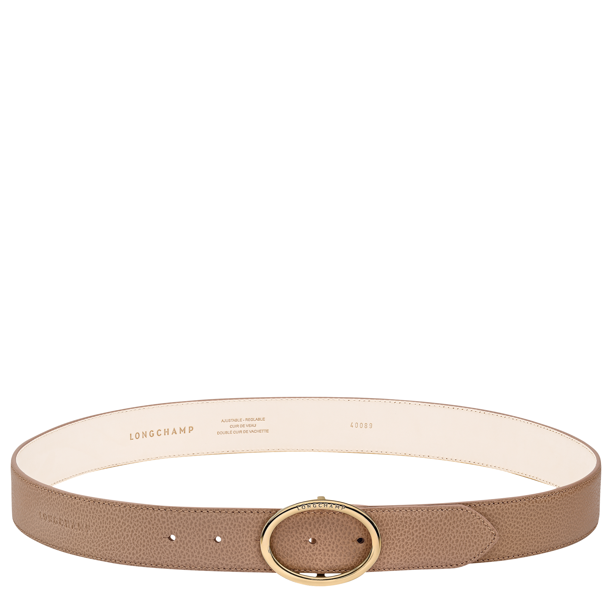 Ladies' belt, Biscuit - View 1 of
2 - zoom in Le Foulonné Ladies' belt, Biscuit