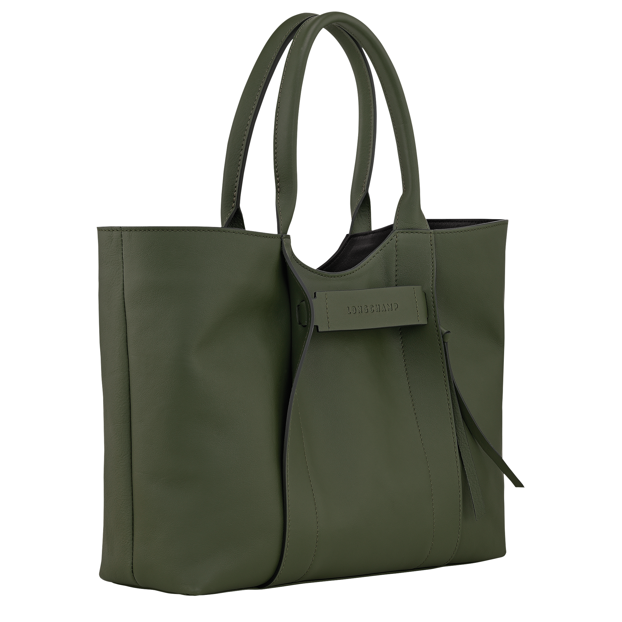 Longchamp 3D 肩揹袋, 卡其色