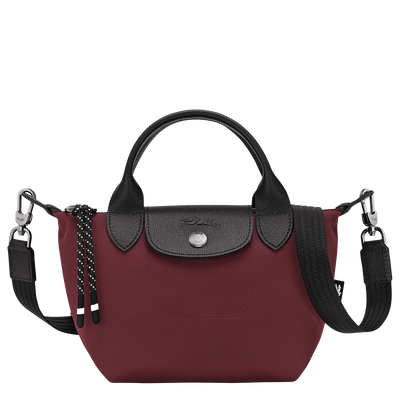 Sac &agrave; main XS Le Pliage Energy , Toile recycl&eacute;e - Bordeaux