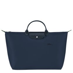 Le Pliage Green S Travel bag , Navy - Recycled canvas