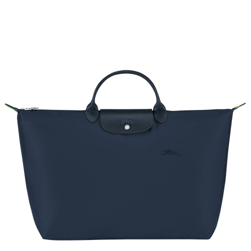Le Pliage Green S Travel bag , Navy - Recycled canvas - View 1 of  5