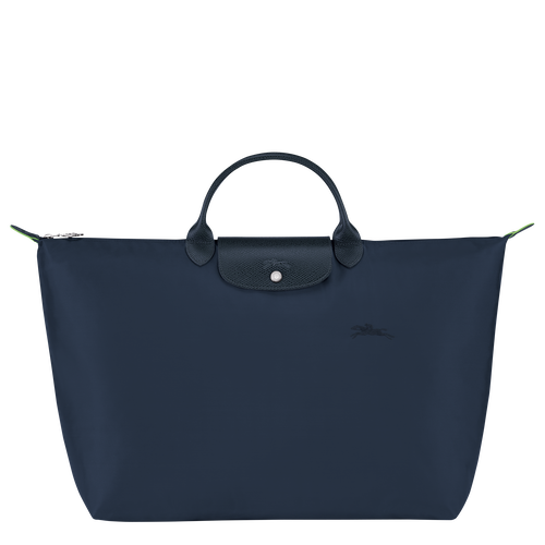 Le Pliage Green S Travel bag , Navy - Recycled canvas - View 1 of  5