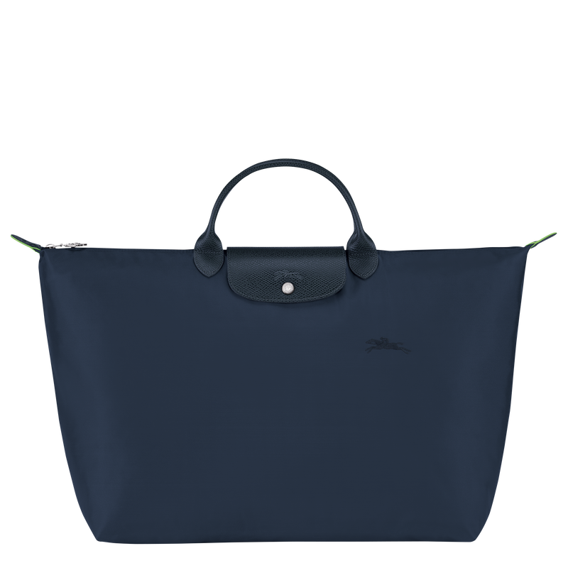 Le Pliage Green S Travel bag , Navy - Recycled canvas  - View 1 of  5