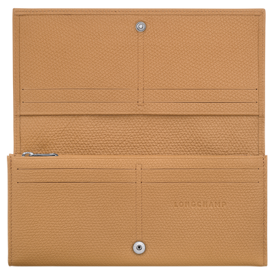 Le Roseau Long continental wallet, Walnut