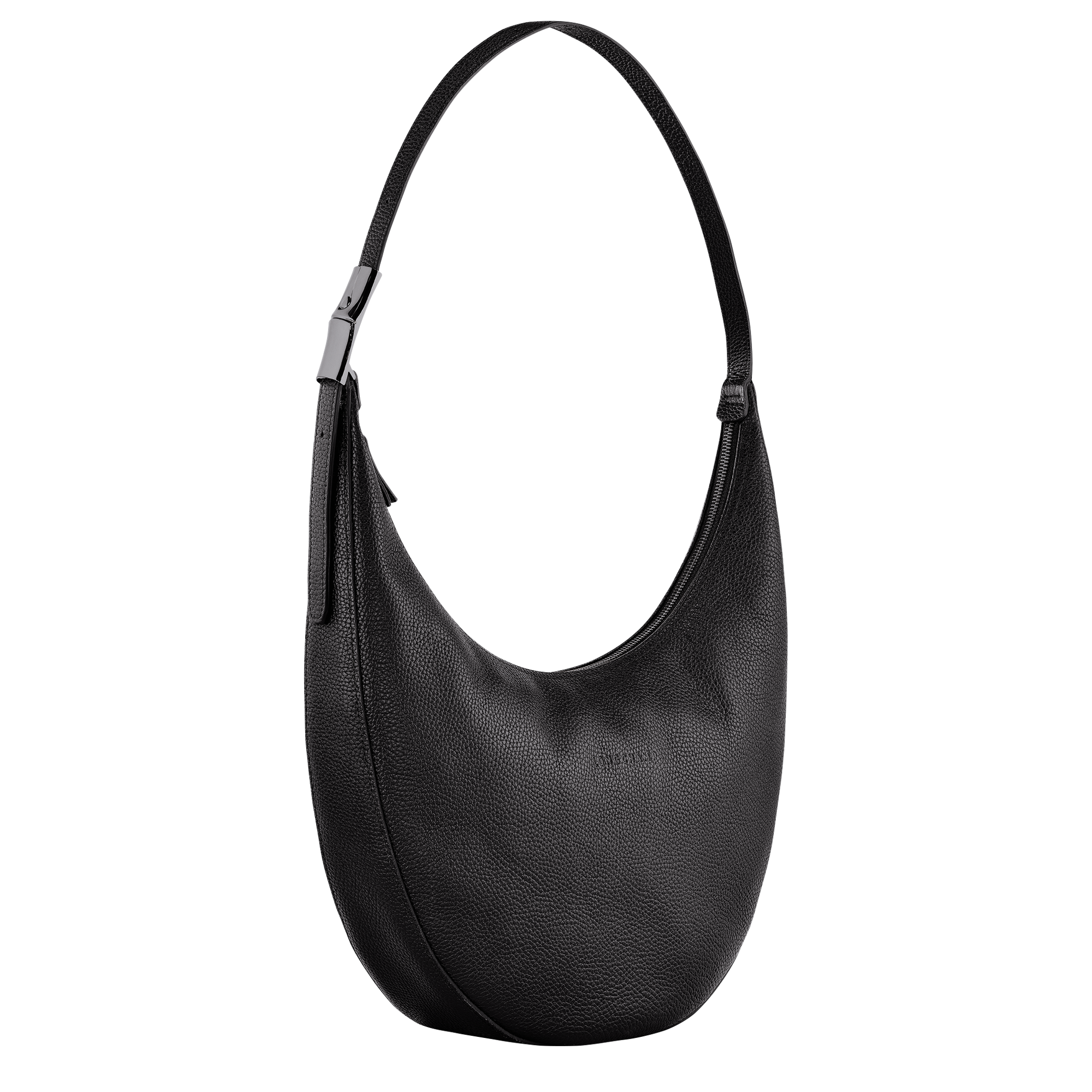 Roseau Essential L Crossbody bag Black Leather Longchamp CA