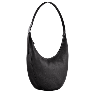 Le Roseau Essential L Crossbody bag Black - Leather | Longchamp US