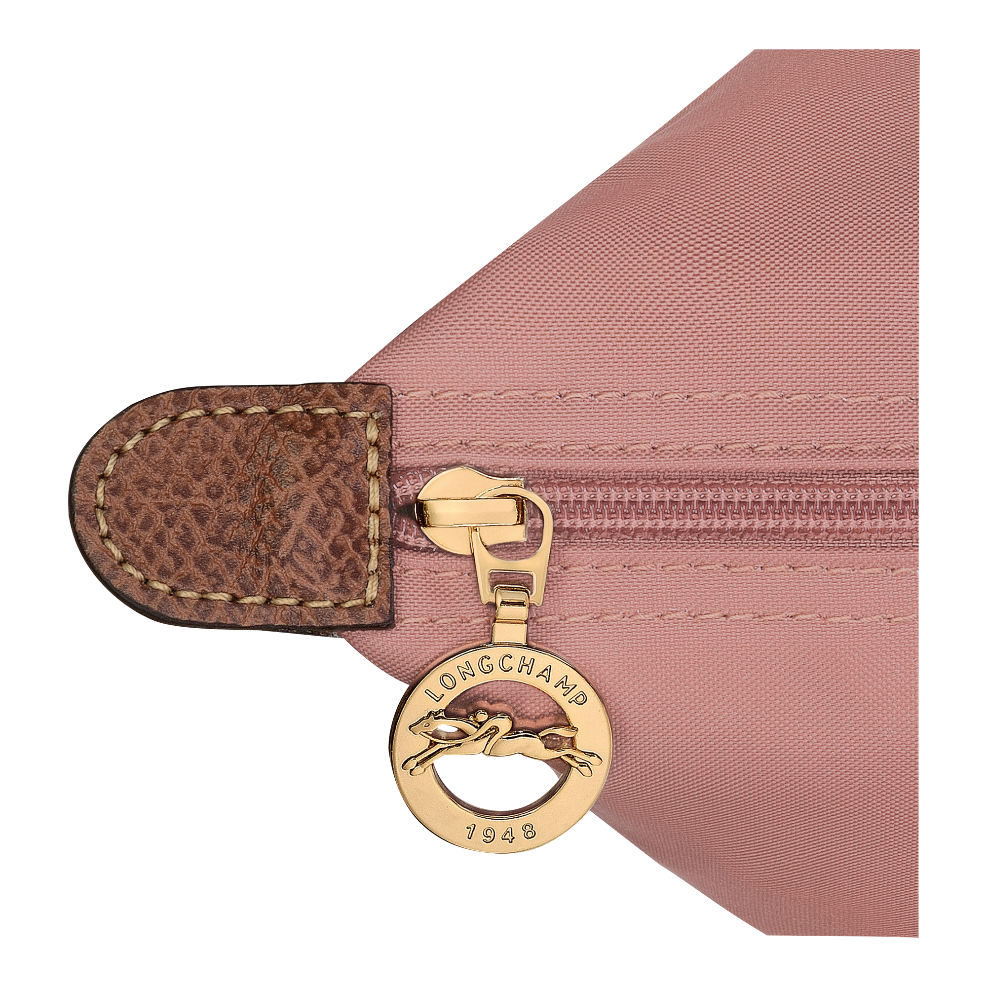 Le Pliage Original Borsa con manico M,  T&egrave; rosa